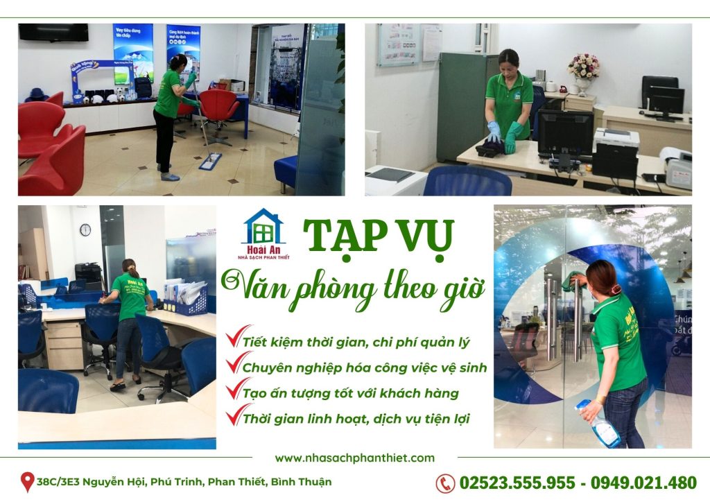 Dịch Vụ Vệ Sinh Tạp Vụ Văn Phòng Phan Thiết