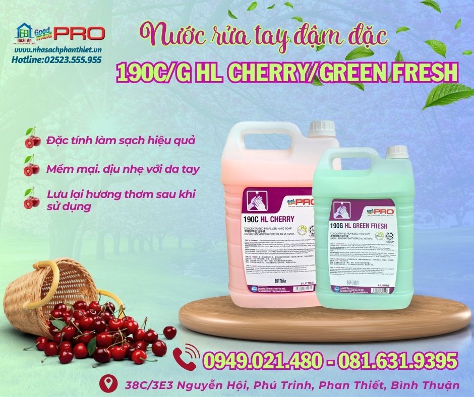 Nước rửa tay Goodmaid Pro GMP 190C HL Cherry