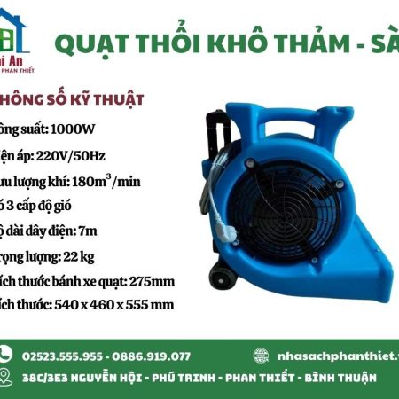 Máy thổi thảm