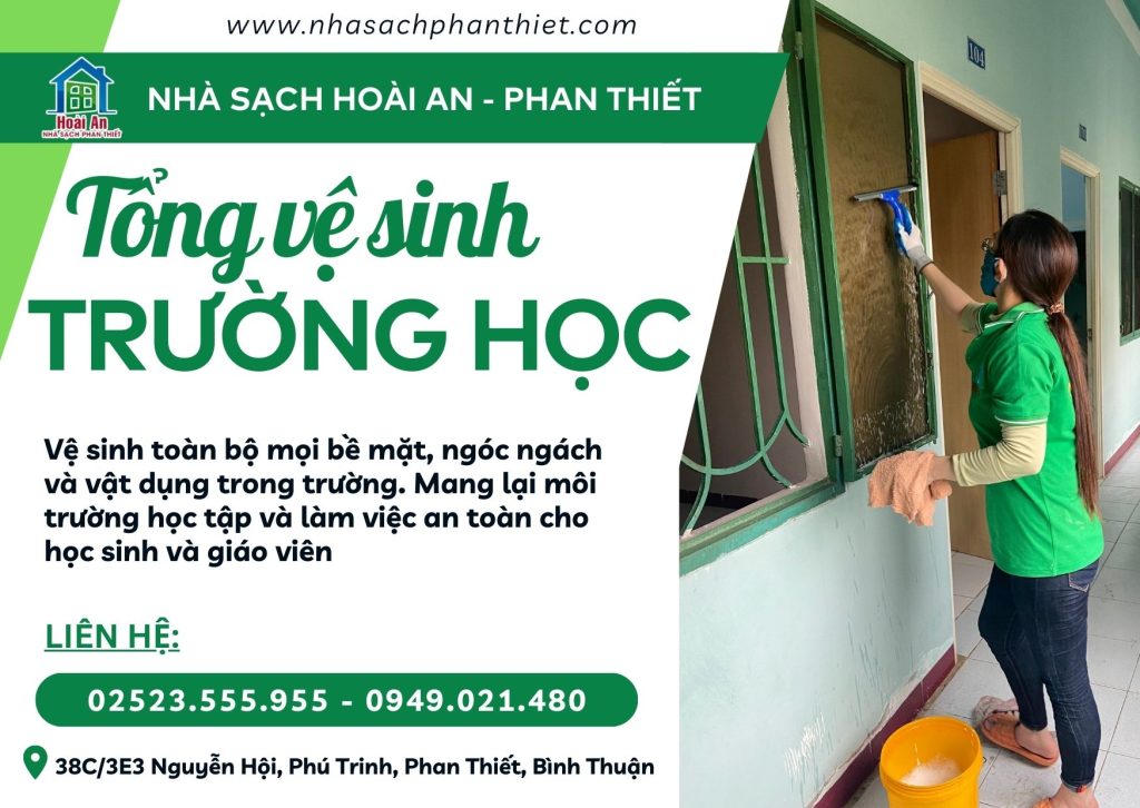 Vệ sinh trường học Bình Thuận