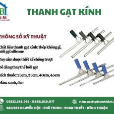 thanh gạt kính inox